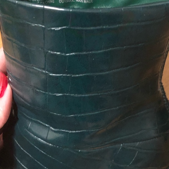 Green heeled booties - Picture 4 of 5